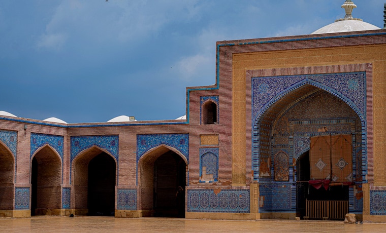 Mesquita na província de Thatta, Paquistão