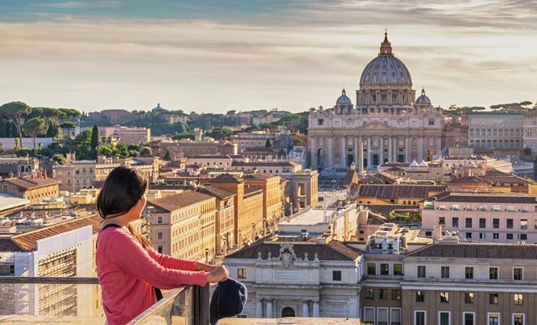 A cobertura mínima do seguro viagem Roma é de 30 mil euros