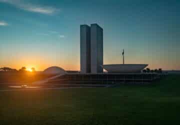 Praça dos poderes em Brasília