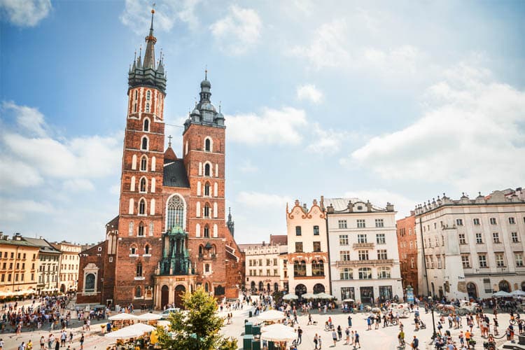 Cidade Velha em Cracóvia, Polônia