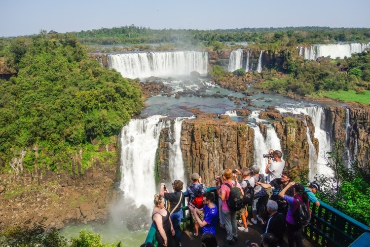 Cataratas do Iguaçu, na parte brasileira.