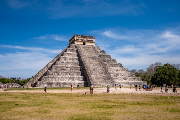 Imagem de Chichen Itzá, na Península de Yucatán perto de Cancún