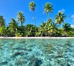 Praia paradisíaca de Fiji