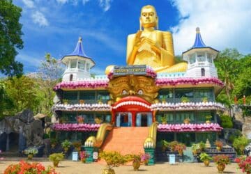 Golden Temple, Sri Lanka.