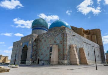 Mausoléu Khoja Ahmed Yasawi Patrimônio Mundial da Unesco no Cazaquistão