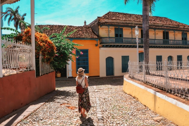 Turista em Trinidad, Cuba.