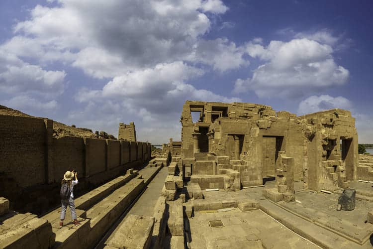 Templo Kom Ombo, no Egito.
